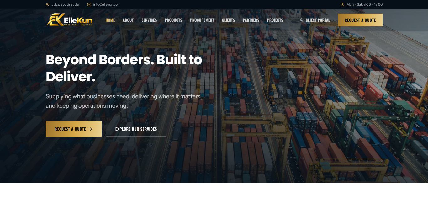 ElleKun General Trading Website